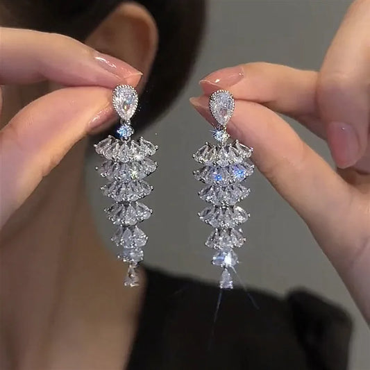 Crystal Tree Earrings